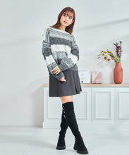 画像をギャラリービューアに読み込む, ボア折り返しニーハイブーツ/57509
