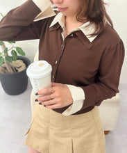 画像をギャラリービューアに読み込む, 一部店舗限定 レイヤード衿付きニット/TT558301
