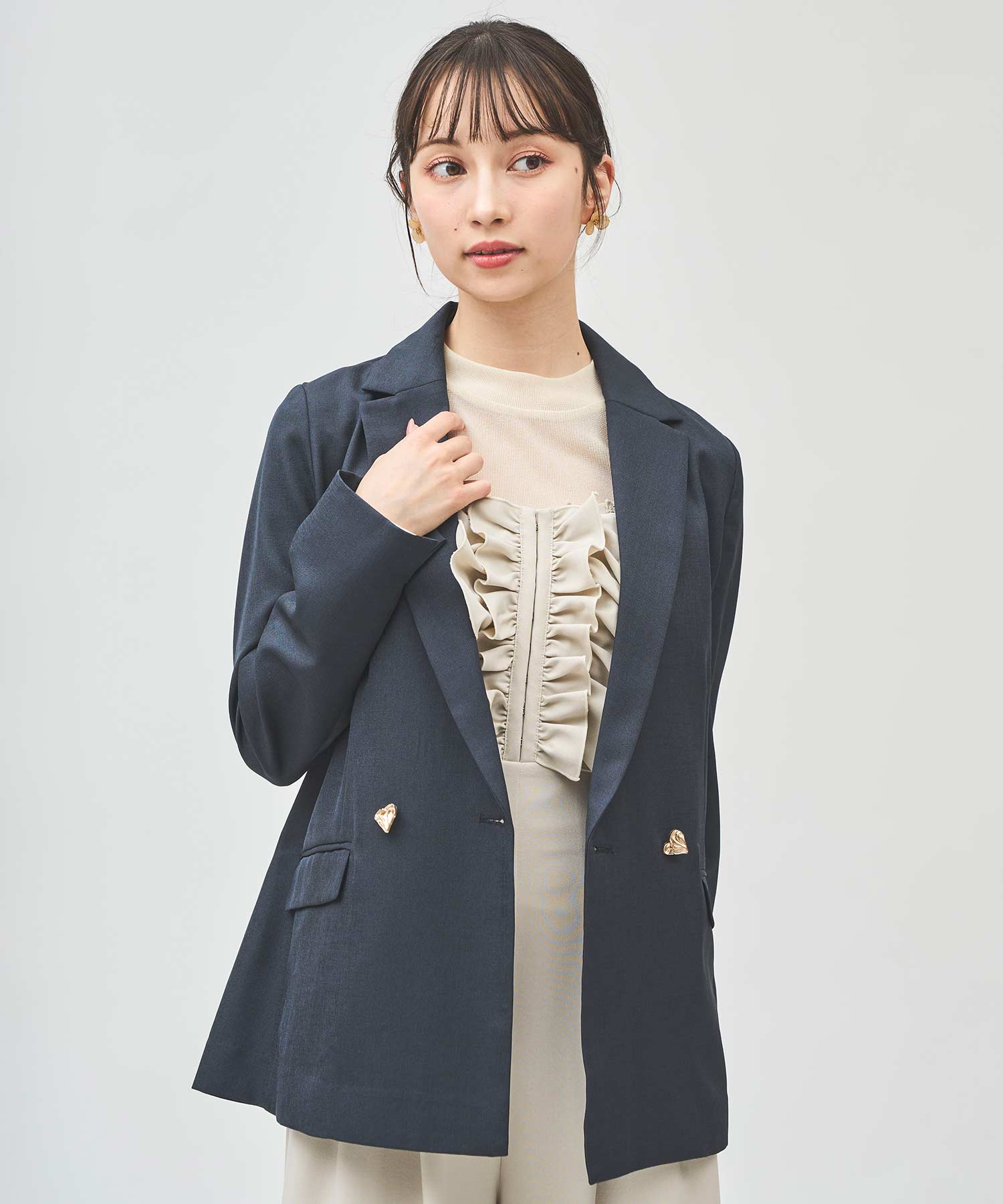 31Sons de modeのジャケット 31 Sons de mode ジャケット テーラードジャケット エンブレム