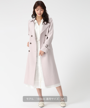 画像をギャラリービューアに読み込む, 【予約販売/2月下旬発売予定】サイドプリーツベーシックトレンチコート/MM618601

