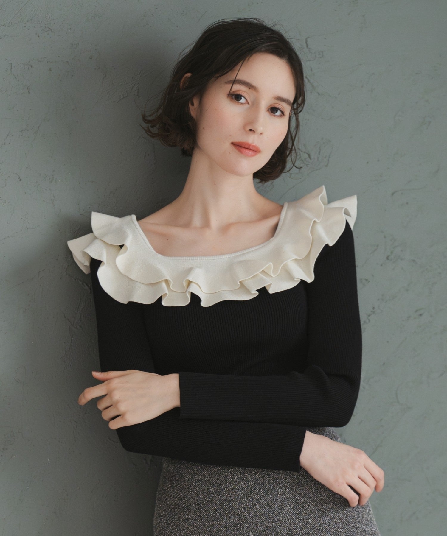 再入荷】フリルカラーニット/TT538311 – MISCH MASCH|31 Sons de mode