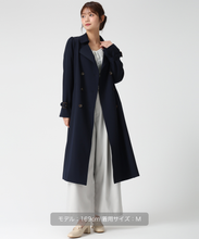 画像をギャラリービューアに読み込む, 【予約販売/2月下旬発売予定】サイドプリーツベーシックトレンチコート/MM618601
