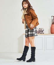 画像をギャラリービューアに読み込む, スエードルーズフィットロングブーツ/57508
