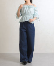 画像をギャラリービューアに読み込む, シャーリングフリルブラウス/TT628103
