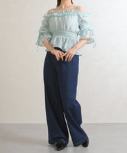 画像をギャラリービューアに読み込む, シャーリングフリルブラウス/TT628103
