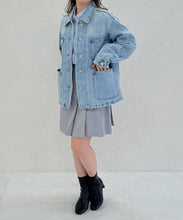 画像をギャラリービューアに読み込む, 【一部店舗限定】コンパクトデニムジャケット/MM658601
