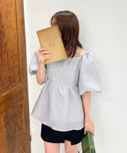 画像をギャラリービューアに読み込む, 一部店舗限定 2wayオフショルジャガードブラウス/TT558101
