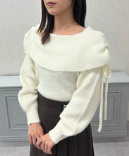 画像をギャラリービューアに読み込む, オフショルミドルゲージニット/TT548307
