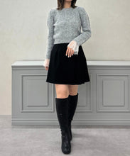 画像をギャラリービューアに読み込む, レース袖ふわふわケーブルニット/TT548305
