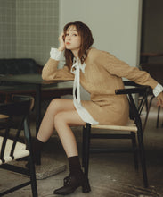 画像をギャラリービューアに読み込む, 【予約販売/11月中旬発売予定】シャツレイヤードケーブルワンピース/TT547415
