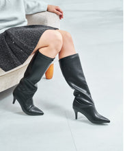 画像をギャラリービューアに読み込む, ポインテッドトゥヒールロングブーツ/57503
