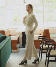 画像をギャラリービューアに読み込む, レース袖ふわふわケーブルニット/TT548305
