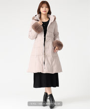 画像をギャラリービューアに読み込む, スタンドネックフードロングダウン/MM548602
