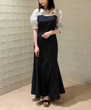 画像をギャラリービューアに読み込む, シアーチェックシャツドッキングベアワンピース/TT517421
