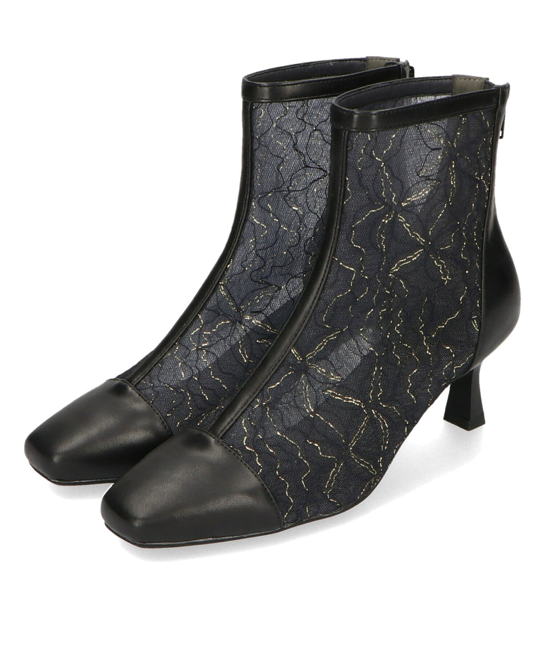 チュールヒールブーツ/51105