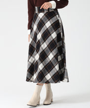 画像をギャラリービューアに読み込む, 【WEB限定予約販売/11月上旬発売予定】ロービングチェックサーキュラースカート/MM547221
