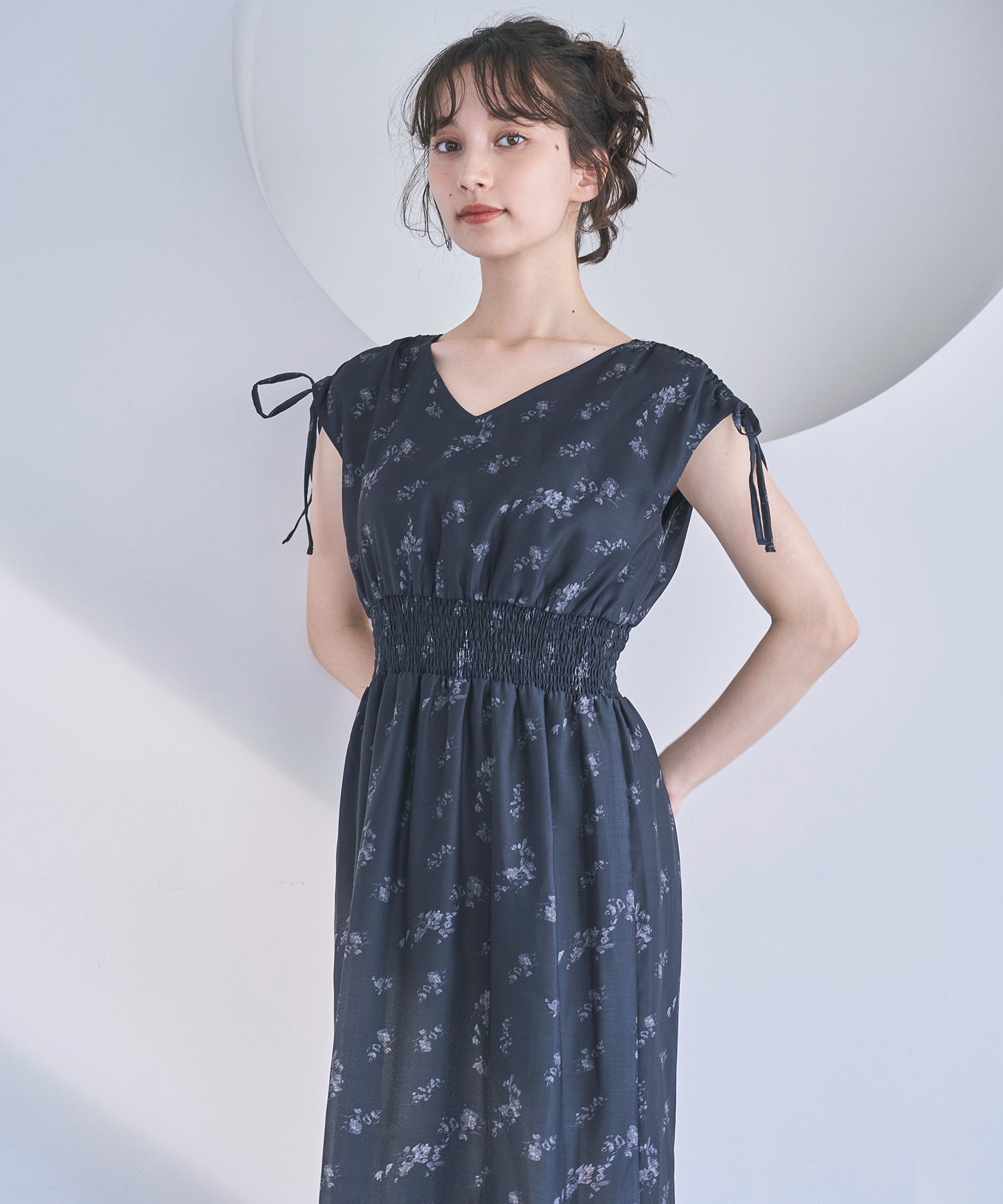 新品　モダンブルー系プリントワンピース　☆プリーツプリーズ では✖️ 楽天市場】プリーツプリーズ（ワンピース｜レディース