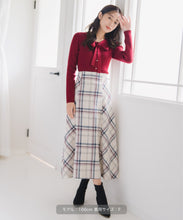 画像をギャラリービューアに読み込む, ラメ配色ボウタイニット/MM548322
