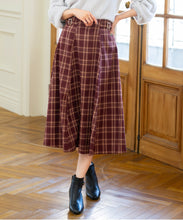 画像をギャラリービューアに読み込む, サイドバックルチェックスカート/mm337224
