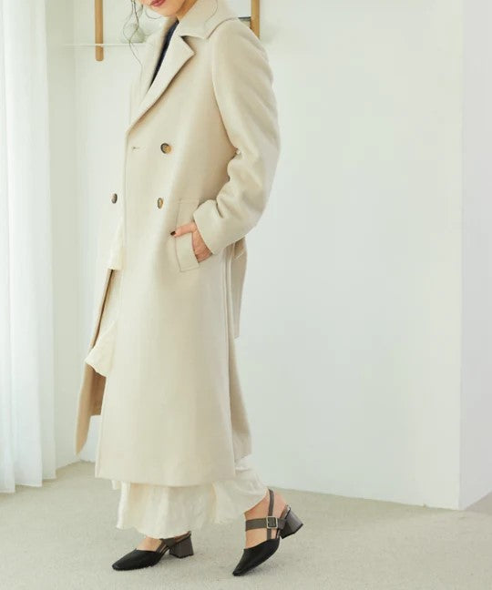 ダブルボタンコート/MO33C03