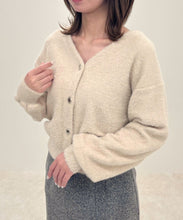 画像をギャラリービューアに読み込む, Vネックシャギーカーディガン/TT548402
