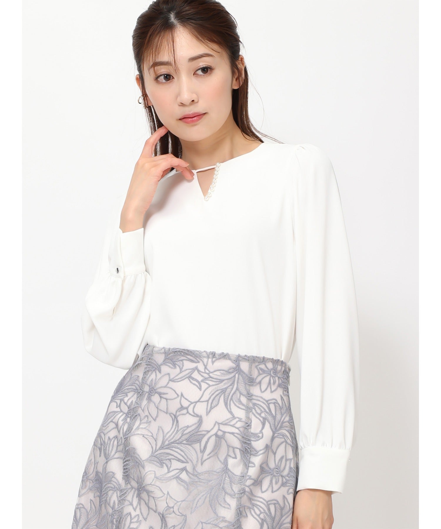 フロントパールブラウス/MM418108 – MISCH MASCH|31 Sons de mode