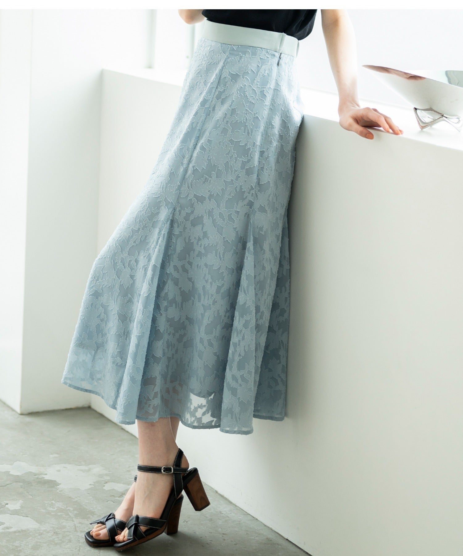 【初回限定】 MASCH|31 MISCH – カットジャガードスカート/MM417216 Sons mode de スカート