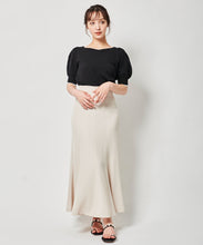 画像をギャラリービューアに読み込む, パフスリーブビスチェライクニット/TT438342
