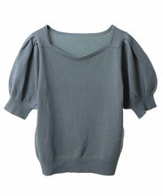 画像をギャラリービューアに読み込む, パフスリーブビスチェライクニット/TT438342
