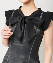 画像をギャラリービューアに読み込む, シアーボウタイドッキングニット/TT438340
