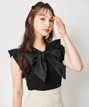 画像をギャラリービューアに読み込む, シアーボウタイドッキングニット/TT438340
