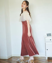 画像をギャラリービューアに読み込む, チュールボレロセットベロアワンピース/TT437430
