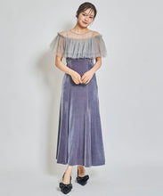 画像をギャラリービューアに読み込む, チュールボレロセットベロアワンピース/TT437430
