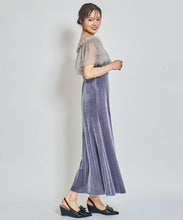 画像をギャラリービューアに読み込む, チュールボレロセットベロアワンピース/TT437430
