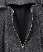 画像をギャラリービューアに読み込む, ベルベットリボン付きツイードサロペット/TT437401
