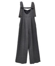 画像をギャラリービューアに読み込む, ベルベットリボン付きツイードサロペット/TT437401
