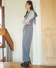 画像をギャラリービューアに読み込む, ベルベットリボン付きツイードサロペット/TT437401
