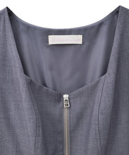 画像をギャラリービューアに読み込む, フロントジップツイルジャンスカ/TT437431
