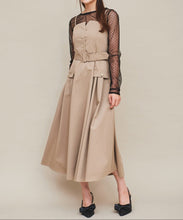 画像をギャラリービューアに読み込む, ミリタリー釦ジャンスカ/TT437434
