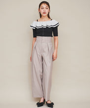 画像をギャラリービューアに読み込む, オフショルフリルリブニット/TT438331
