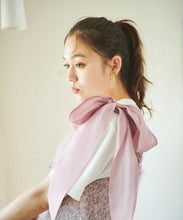 画像をギャラリービューアに読み込む, オーガンリボン付きラメシャギービスチェ/TT438337
