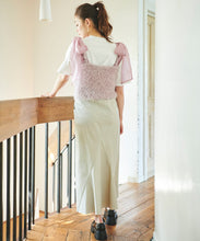 画像をギャラリービューアに読み込む, オーガンリボン付きラメシャギービスチェ/TT438337
