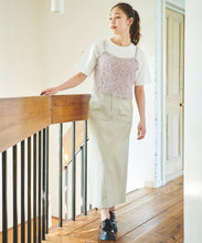 画像をギャラリービューアに読み込む, オーガンリボン付きラメシャギービスチェ/TT438337
