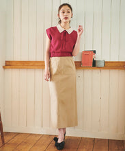 画像をギャラリービューアに読み込む, 配色衿付きニット/TT438329
