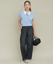 画像をギャラリービューアに読み込む, 配色衿付きニット/TT438329
