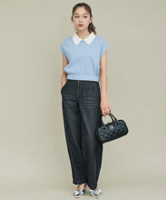 画像をギャラリービューアに読み込む, 配色衿付きニット/TT438329
