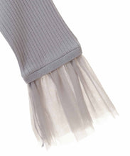 画像をギャラリービューアに読み込む, チュール袖ジップニット/TT438330
