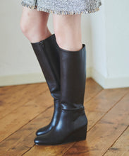画像をギャラリービューアに読み込む, ウエッジヒールロングブーツ/TT439414
