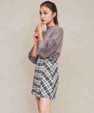 画像をギャラリービューアに読み込む, 袖ファー付きニット/TT438301
