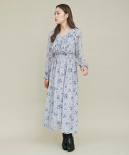 画像をギャラリービューアに読み込む, ボリュームフリルフラワープリントワンピース/TT437421
